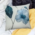 thumbnail image 2 of BANET Pillow Covers, Spring Watercolor Red Blue Flower Decorative Throw Pillows,Plant Floral Leaf Summer Seasonal Outdoor Decor Pillowcase Cushion Cover for Couch Sofa White, 2 of 5