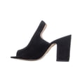 thumbnail image 3 of Womens DKNY Hester Mule Peep Toe Mule Heels, Black, 6 US / 36 EU, 3 of 5