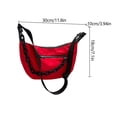thumbnail image 3 of Composite Shoulder Bag Nylon Scratch Resistant with Zipper Lady Party (Black), 3 of 8