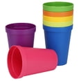 thumbnail image 2 of 7 vasos de plástico reutilizables de PP resistentes a roturas, aptos para lavavajillas, color arcoíris, 2 of 8