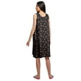 thumbnail image 4 of Moomaya Cotton A-Line Sleepwear For Ladies Round Neck Button Placket Nightdress, 4 of 6
