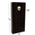 thumbnail image 2 of Slick Woody's Professional-Grade Cornhole Boards - 4'x2' Solid Wood Regulation Woodgrain Bean Bag Toss Game with 8 Resin Filled Bags, 2 of 7
