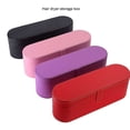 thumbnail image 2 of MesaSe PU Leather Electric Hair Dryer Storage Case Portable Replacement Solid Color Stylish Waterproof Cute Large Capacity Box Red, 2 of 7