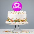thumbnail image 4 of Acrylic Dachshund Wiener Dog Love Heart Cake Topper Party Decoration for Wedding Anniversary Birthday Graduation, 4 of 6