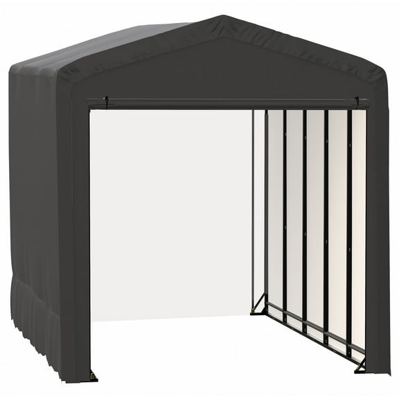 Sheltertube Wind And Snow-Load Rated Garage, 14X23X16 Grey
