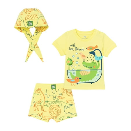 

Cherubino baby-boys 3pc Set 3M Yellow