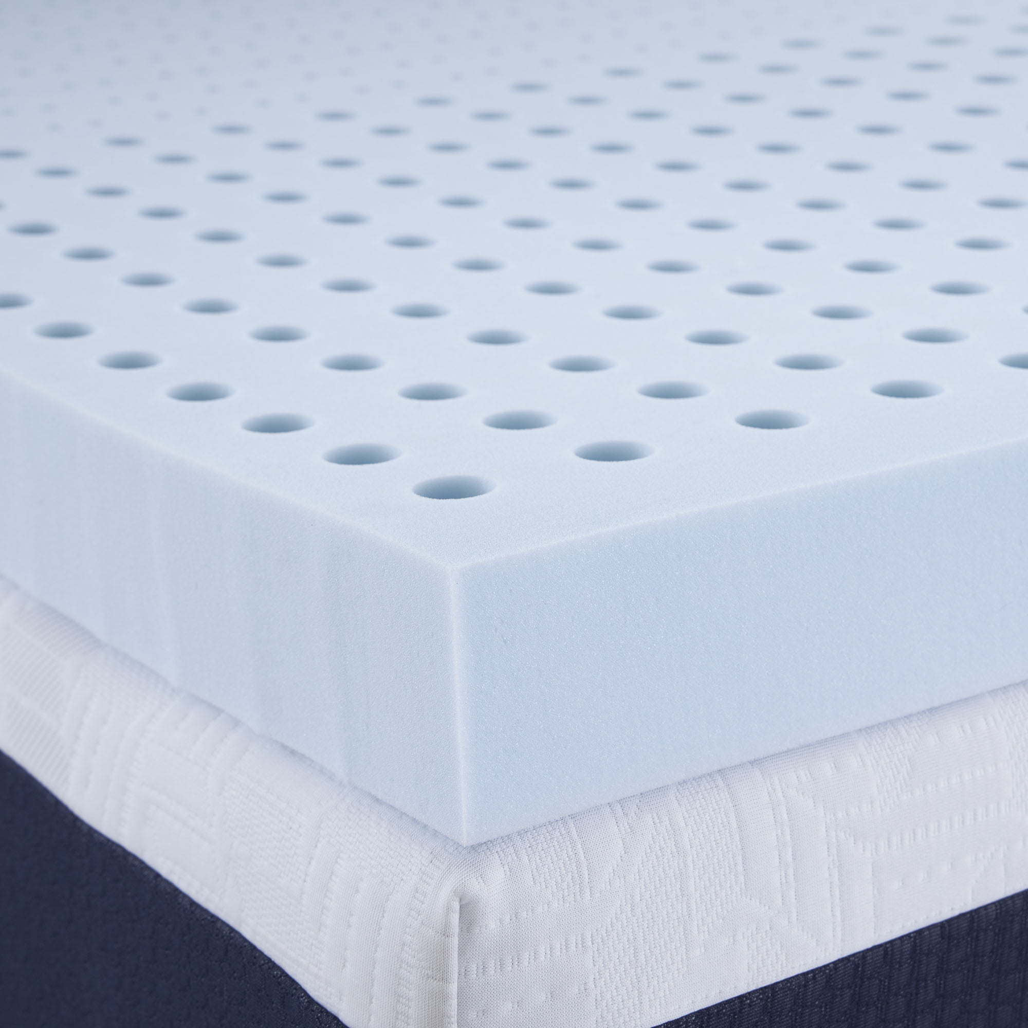 Comfort Tech 3” Foam + Fiber Mattress Topper Featuring Serene Foam, TwinXL