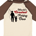 thumbnail image 4 of Inktastic World's Greatest Fishing Duo Boys or Girls Long Sleeve Baby Bodysuit, 4 of 5