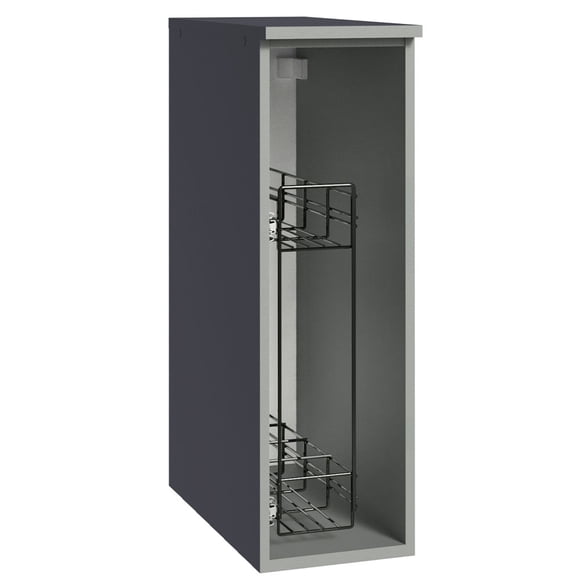 Gabinete Organizador de Cocina Madesa Nice Color Gris