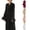 Black., variant on Women Satin Long Robe for Wedding Party,Satin Fabric Long Morning Gown Collar Bridesmaid Wedding Makeup Bathrobe