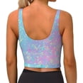 thumbnail image 2 of Yiaed Fantasy Gradient Print Ladies Waistcoat Women Sports Vest Vest Sports Women Sports Top Yoga Vest for women-Small, 2 of 8
