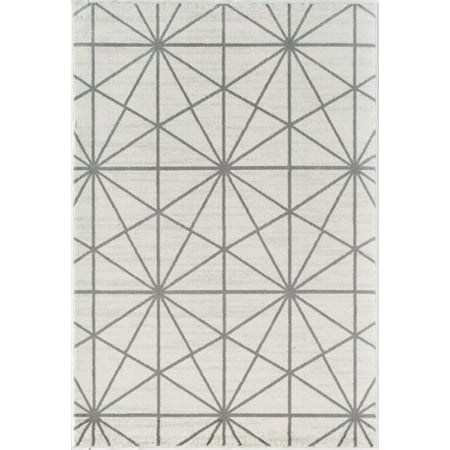Little Seeds Serenity Passages White Area Rug, 5 x 7
