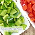 Dehydrated Dried Red and MMF7 Green Bell Peppers Mix by It's Delish, 4