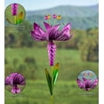 thumbnail image 5 of Evergreen 38.5"H Wind Spinner Flower Garden Stake, Pink, 5 of 6