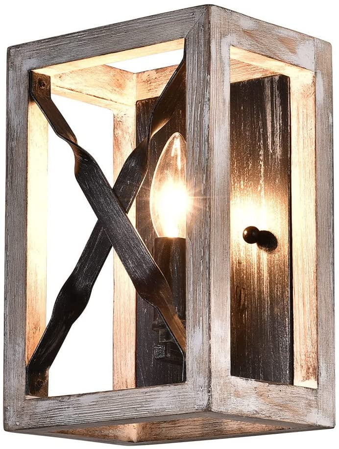 rustic wall mount light fixture