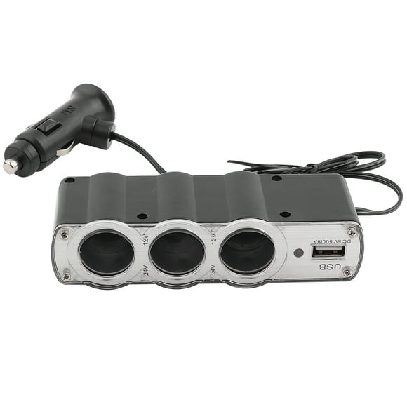 Way Cigarette Lighter Socket3‑Socket Car Cigarette Lighter Cigarette Lighter Socket Car Cigarette Lighter Sturdy Construction