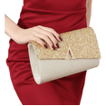 thumbnail image 3 of Bolso De Noche Bolso Señora Bolsa Embrague Juego Joyas Bolsa Xtellar dorado, 3 of 3