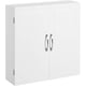 thumbnail image 1 of VASAGLE Muebles de Baño, Armario de Pared, 60 x 18 x 60 cm, Armario de Almacenamiento de 2 Puertas, con 2 Estantes Ajustables, Estilo Nórdico Escandinavo, Blanco Mate, 1 of 10