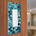 thumbnail image 3 of WIRESTER 1-Gang Decorator Light Switch Plate/Wall Plate Cover, Mermaid Scales Blue Wave, 3 of 6