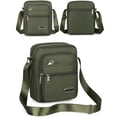 thumbnail image 3 of JoveMarine Unisex Waterproof Messenger Bag with Six-Layer Zipper Business Style Shoulder Bag for Men and Women Upgraded Multi-Compartment Crossbody Bag for Office and Travel Army Green, 3 of 5