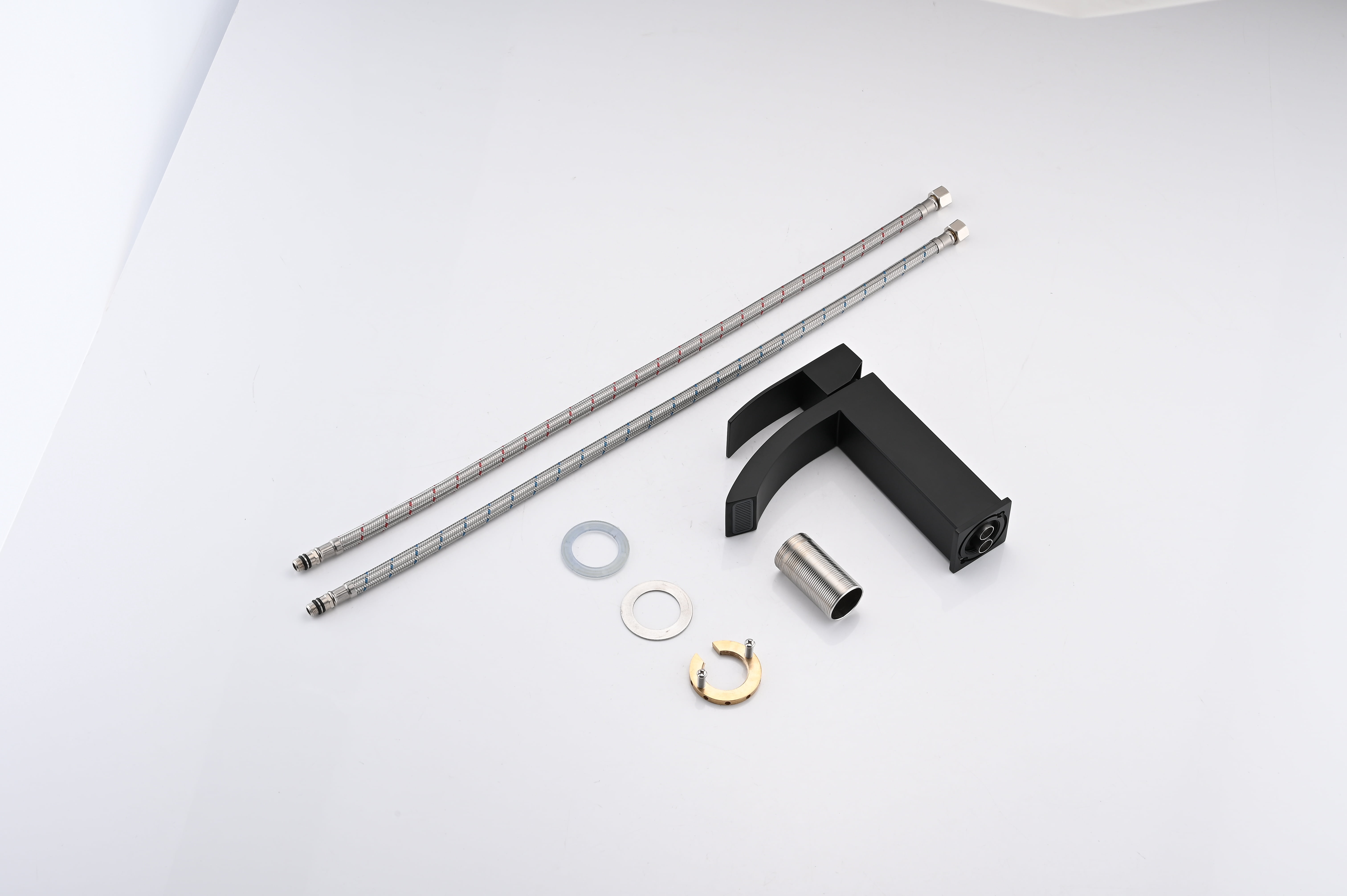 Single Handle Waterfall Bathroom Vanity Sink Faucet