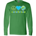 thumbnail image 3 of Inktastic Celebrate Earth Day Peace Love Earth Long Sleeve T-Shirt, 3 of 5