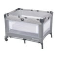 thumbnail image 4 of Baby Trend Nursery Den Playard with Dome Napper, Changing Table & Diaper Stacker in Madrid Plaid, 4 of 10