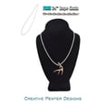 thumbnail image 4 of Antler Shed Pendant,  Copper Plated Elk Antler Jewelry, Deer Antler Necklace, Antler Charm, Charm with Necklace Chain, Handmade in the USA, MC009PEN, 4 of 5
