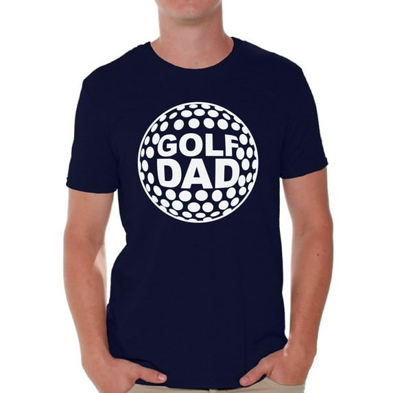 Awkward Styles Men's Golf Dad Graphic T-shirt Tops White Sport Dad Gift Golf Player Father`s Day Idea