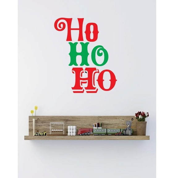 Do It Yourself Wall Decal Sticker Ho Ho Ho Image Bedroom Bathroom Living Room Mural 20 X40"