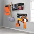 thumbnail image 6 of Garage Garden Tool Storage Rack Organizer Wall Mount, Yard Shovel Rack Holder Organization, Heavy-Duty Extra Width Panels for Hanging Landscaping Equipment, 6 of 7
