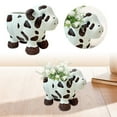 thumbnail image 2 of TIELUTT Mignonne Vache Animal Résine en Forme de Vache Petite Succulente Convient pour Mini et Cactus Support de Pot de Fleurs en Métal 1 Supports de Fleurs en Vrac pour Coin Intérieur Grand Vase en Céramique pour Fleurs Fleur en Métal Extérieur, 2 of 7