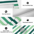 thumbnail image 6 of Green Ombre Grey Striped Outdoor Rug for Patio/Deck/Porch, Non-Slip Large Area Rug 5 x 7 Ft, Farmhouse Stripe Modern Indoor Outdoor Rugs Washable Area Rugs, Reversible Camping Rug Carpet Runner, 6 of 8