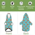 thumbnail image 6 of Fotbe Funny Chicken Print Small Dog Sweater Hoodies Pet Grey Hooded Soft Fleece Sweatshirts with Pocket Fall Winter Puppy Cat Sweaters Warm Clothes-XX-Large, 6 of 7