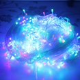 thumbnail image 2 of Cadena de luces enchufables, 164 pies/50 m, 400 LED, resistente al agua, con cable de cobre para dormitorio, Navidad, pared, cumpleaños, fiesta, boda, Año Nuevo y decoración interior y exterior., 2 of 5