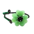 thumbnail image 3 of Thai Lotus Green Agate Bendable Handmade Cuff, 3 of 5