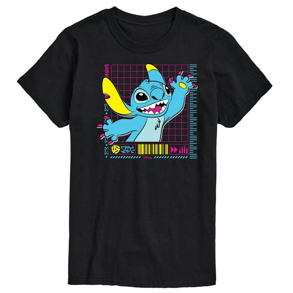 Disney - Lilo & Stitch - Neon Stitch - Men's Short Sleeve Graphic T-Shirt