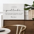 thumbnail image 3 of Best Mentor Gifts Inspirational Canvas Wall Art a Sign of a Good Leader Gandhi Quote Print Framed Painting Ready to Hang Artwork Home Office Decor 15x11.5 Inches, 3 of 4