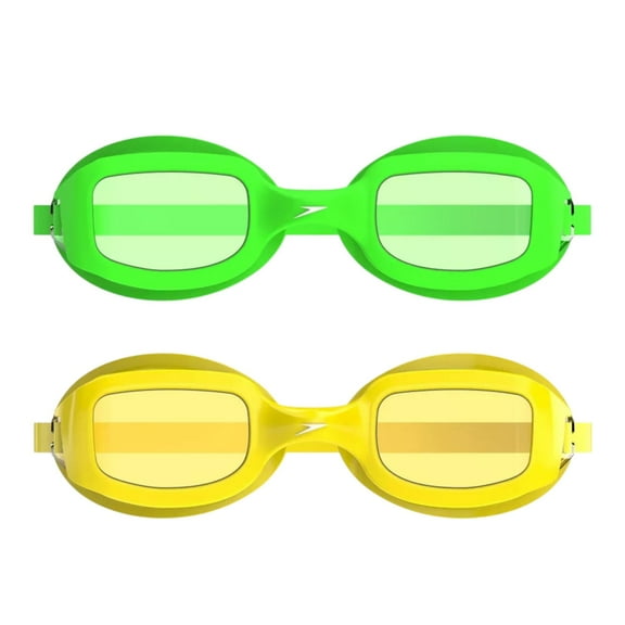 Speedo Kids' 2pk Sonic Swim Goggles for Ages 3-6 - Yellow/Green