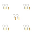 thumbnail image 1 of Bewildely Tornillos de gancho de ojo de oveja para taza, tornillo autorroscante, fijación chapada en techo de Metal, gancho en , sombrero, Type2 NO2, 1 of 6