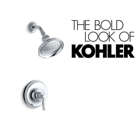 KOHLER Bancroft Vibrant Brushed Nickel 1-Handle Commercial Shower Faucet w/Valve