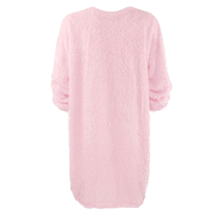 Juebong Christmas Deals 2022 Women Winter Sweater Knit Turtleneck Warm Long  Sleeve Pocket Mini Sweater Dress,Pink,XL - Walmart.com