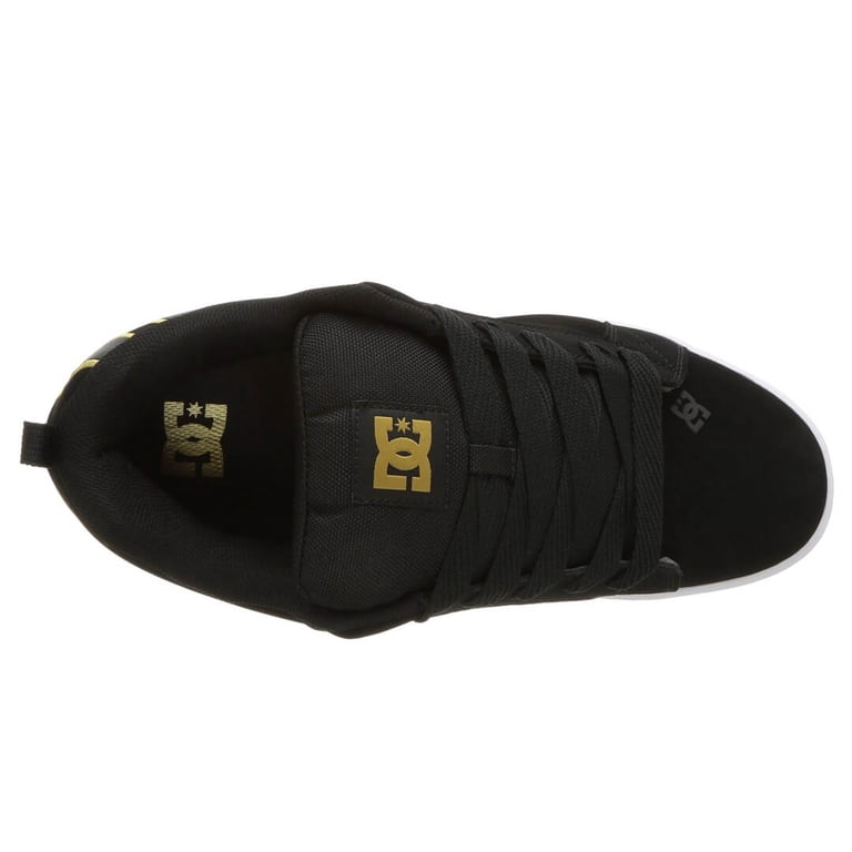 DC Shoes Men's Court Graffik SE Shoes Black/Gold - 300927-204
