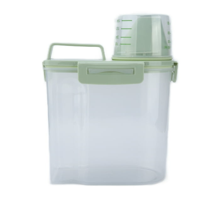 Réservoir de Nourriture pour Chien Étanche et Résistant à l'Humidité avec Couvercle et Tasse à Mesurer