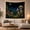 Magical Mushrooms, variant on Mushrooms in a Starry Forest Tapestry Wall Hanging