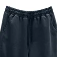 thumbnail image 3 of Chiccall Mens Casual Sweat Shorts Cotton Vintage Distressed Elastic Waist Drawstring Wicking Breathable Track Shorts with Pockets, 3 of 5
