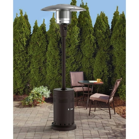 Mainstays Large Outdoor Patio Heater, Powder Coat (Best Rated Outdoor Heaters)