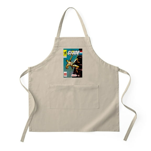 CafePress - G.I. Joe Silent Interlude - Kitchen Apron with Pockets, Grilling Apron, Baking Apron