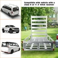 thumbnail image 6 of Trailer Hitch Cargo Carrier, Aluminum Structure Mounted Trailer with Ramp 47 inch, Aluminum Luggage Carrier Rack 50x29.5x9",Fits 2" Hitch Receiver for SUV Truck Pickup Car Camping, 6 of 8