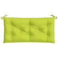 thumbnail image 3 of vidaXL Garden Bench Cushion Bright Green 39.4"x19.7"x2.8" Oxford Fabric, 3 of 4